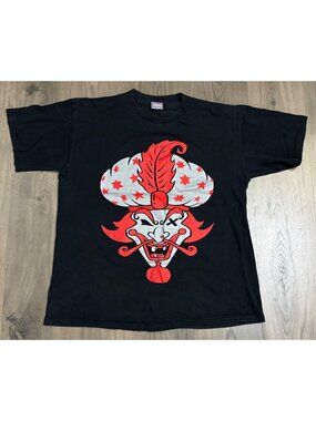 Vtg Insane Clown Posse The Great Milenko ICP T-Shirt Black XL All Sport Tag